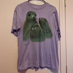 California Academy of Science Seals Purple Shirt